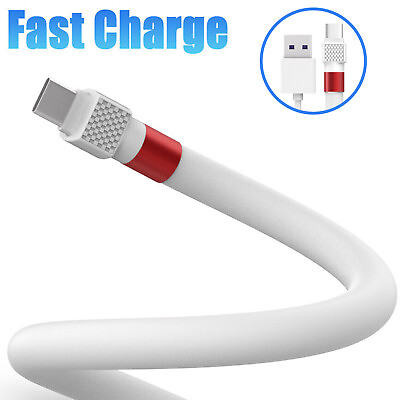 #ad Heavy Duty Braided USB Type C Fast Charging Data Sync Charger Cable Long Cord US