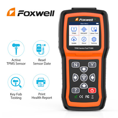 #ad Foxwell T1000 Car TPMS Reset Tire Pressure Sensor Activate Programming Scan Tool