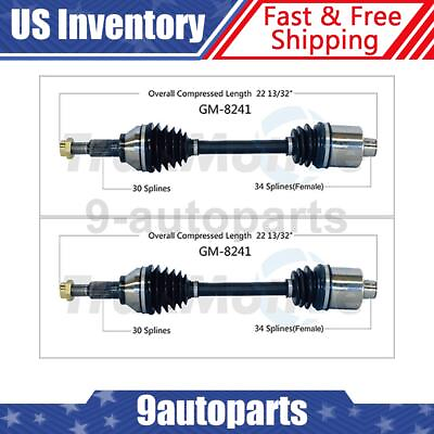 #ad For 2008 2009 2010 Saturn Vue Set of 2 Front Left amp; Right CV Axle Shaft CV Joint