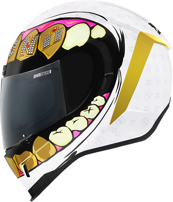 #ad ICON Airform* Helmet For Grillz White Large 0101 13333