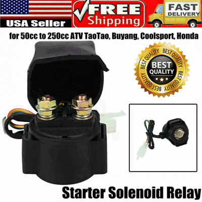 #ad Starter Solenoid Relay FOR Honda TRX300 GY6 50cc 70cc 125cc 150cc 250cc TaoTao