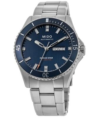 #ad New Mido Ocean Star 200 Blue Dial Steel Men#x27;s Watch M026.430.11.041.00 $689.00
