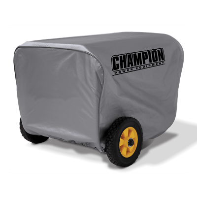 #ad Champion Power Vinyl Portable 2800 to 4750 Watt Power Generator Cover Gray