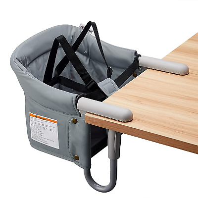 #ad Hook on Chair Clip on High Chair Folding Fast Table Chair with Storage Bag... $55.99