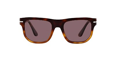 #ad Persol Sunglasses Light Dark Havana Tortoise Frame Violet Polarized Lens P03306