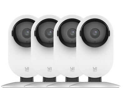 #ad YI 4pc Home Camera 1080p Wireless IP Security Surveillance System Night Vision