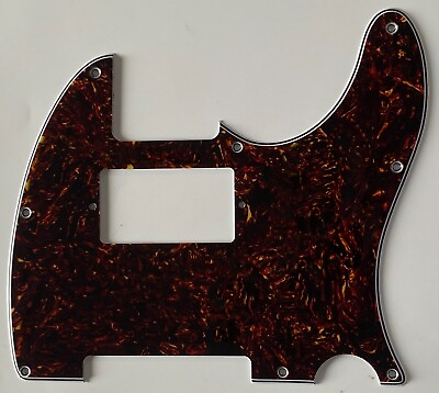 #ad For Fit Fender Telecaster 8 Hole Humbucke Style Guitar Pickguard Brown Tortoise