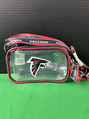 #ad FOCO NFL Atlanta Falcons Clear Crossbody Camera Bag