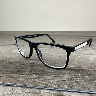 #ad Emporio Armani EA 3112 Mens Eyeglasses Frames Only Full Rim Matte Black 54 18 14