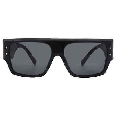 #ad Dolce and Gabbana Dark Grey Square Ladies Sunglasses DG4459 501 87 56
