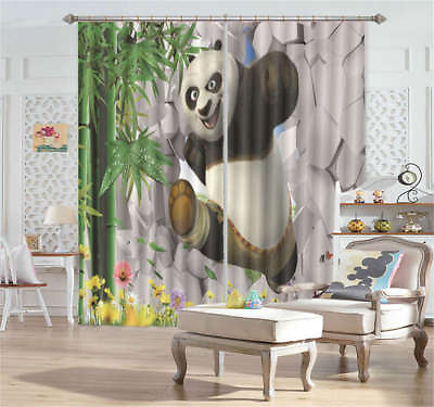 #ad Nice Lovely Panda 3D Curtain Blockout Photo Printing Curtain Drape Fabric Window