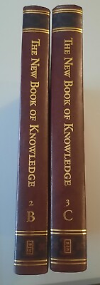 #ad Scholastic The New Book Of Knowledge 2 Books #2 B #3 C
