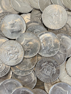 #ad Kennedy Half Dollars 1964 90% Silver Circulated Choose Quantity $13.45