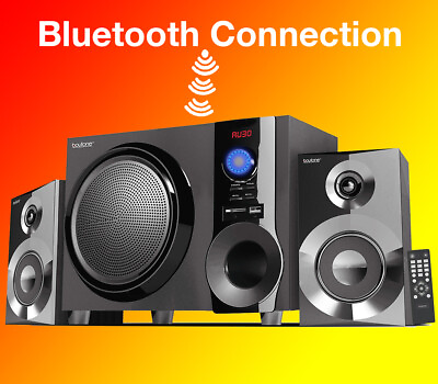 #ad Boytone BT 225FB Powerful Wireless Bluetooth Home Speaker System 60 W FM Radio