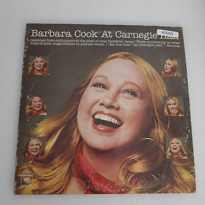 #ad Barbara Cook At Carnegie Hall LP Vinyl Record Album