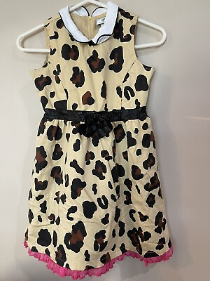 #ad Target Harajuku Mini 20th Anniversary Girls Leopard Collar Dress Size L 10 12