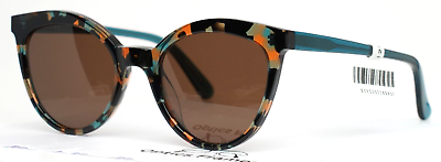 #ad NIFTIES NI9857 6144 Blue Tortoise Womens Cat Eye Full Rim Sunglasses 48 19 140 $89.99