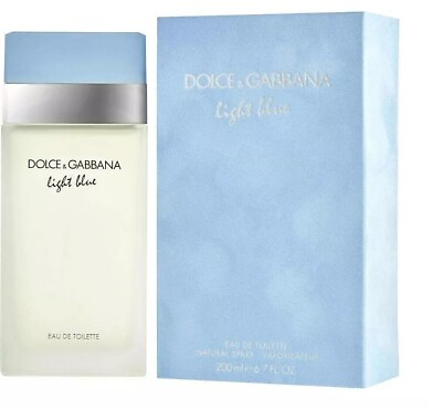 #ad Dolce amp; Gabbana Light Blue Eau De Toilette Spray 6.7 oz Women#x27;s New amp; Sealed