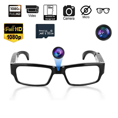 #ad 32GB 1080P HD Sunglasses Camera Glasses Eyewear Video Recorder DVR Camera Sports