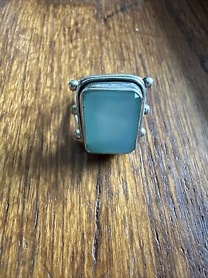 #ad silver plated ring