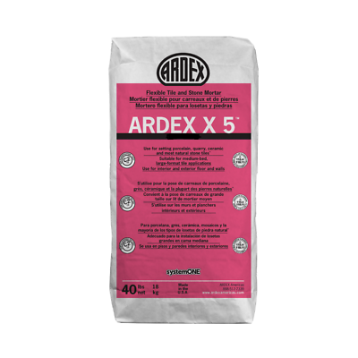 #ad Ardex X5 Flexible and Versatile Tile and Stone Mortar