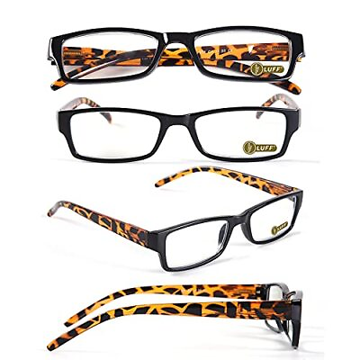 #ad 4pack Antibluelight Reading Glasses Fashion Hd Readerreduce Eyestrain Lightweigh $29.89