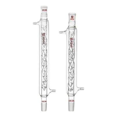 #ad 200mm 600mm Double Layer Distillation Column Lab Glass Equipment ca