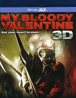 #ad My Bloody Valentine 3 d New Blu ray 3D 3D Ac 3 Dolby Digital Dolby Digita