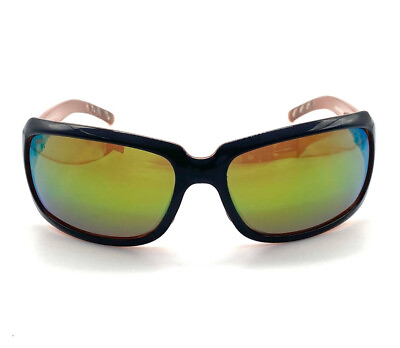 #ad Costa Del Mar Isabela Sunglasses Black Coral Green Mirror 580Plastic