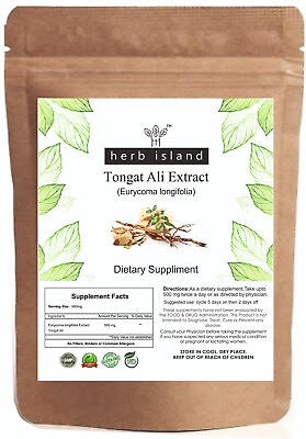 #ad Tongkat Root Extract Powder 200:1 Free And Fast Shipping 100% Pure High Quality
