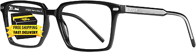 #ad Men#x27;S Blue Light Blocking Glasses Fake Computer Screen Square Eyeglasses anti G