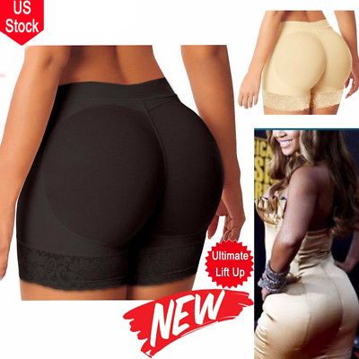 #ad Womens Shaper Underwer Butt Lifter Hip Enhancer Padded Seamless Panties Boyshort