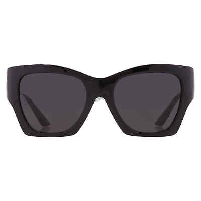 #ad Versace Dark Grey Irregular Ladies Sunglasses VE4452 GB1 87 55 VE4452 GB1 87 55