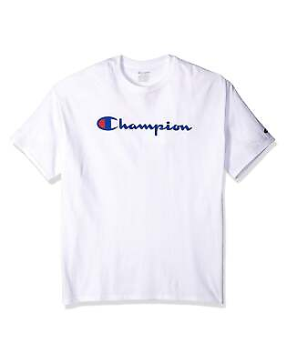 #ad Champion T Shirt Script Logo Boys Jersey Tee Cotton Jersey Athletic Fit Classic