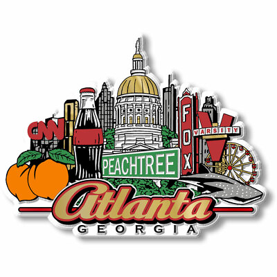 #ad Atlanta City Magnet by Classic Magnets