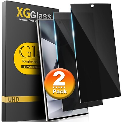 #ad For Samsung Galaxy S24 S24 Plus Ultra Privacy Anti Spy Tempered Screen Protector