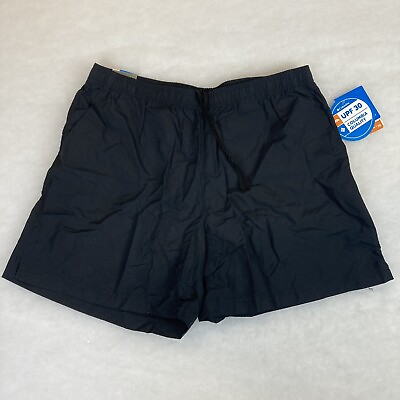 #ad Columbia Womens 1X Sandy River Black Nylon Quick Dry Shorts 6” Inseam $20.00