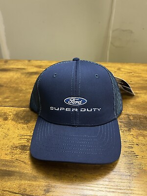 #ad New Ford Men#x27;s Cap Hat Embroidered SUPER DUTY SNAPBACK Fitted L XL Logo