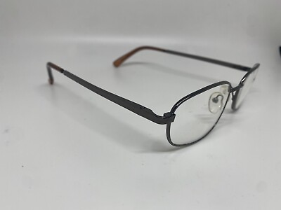 #ad MM5016 GM Gunmetal Gray Rectangular Mens Eyeglasses Frames 53 18 145