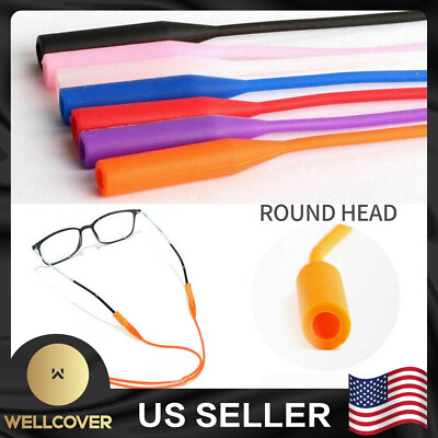 #ad NEW Rope Band Glasses Cord Adults Silicone Long Strap Sunglasses Reading Eyewear $2.83