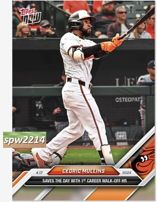 #ad Cedric Mullins 2024 Topps Now #88 Presale