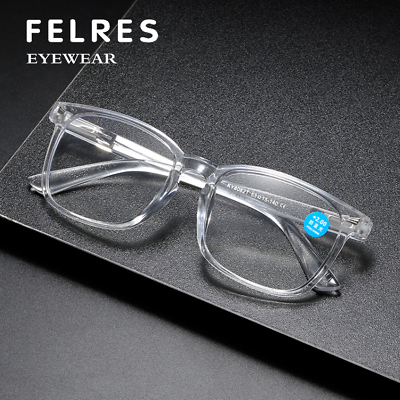 #ad Square Blue Light Blocking Reading Glasses For Men Women Clear Lens Glasses New