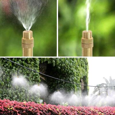 #ad Cooling System Garden Irrigation Watering 10M 30M Outdoor Misting Adjustable14quot;