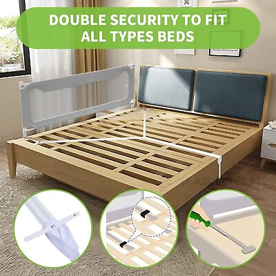 #ad Bed Rails For Toddlers Upgrade Height Adjustable Baby Bed Rail Guard Specially