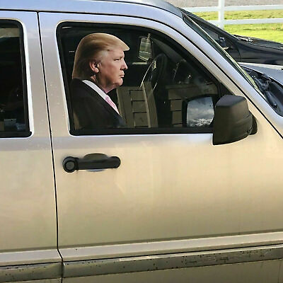 #ad President Donald Trump Car Sticker April Fool Passenger Side Window US