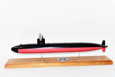 #ad USS Philadelphia SSN 690 Submarine ModelNavyScale ModelMahogany20 inchLA