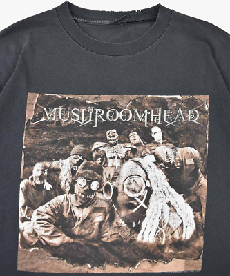 #ad Mushroomhead Gift For Fans Black T Shirt Cotton All Size RM434