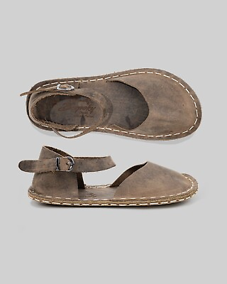 #ad EARTH HANDMADE BAREFOOT Sandals Leather Minimalist ShoesWomen Leather Barefoot
