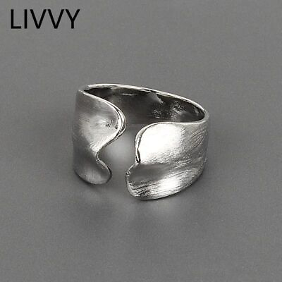 #ad Irregular Geometric Waves Open Rings Women Fashion Party Jewelries Cocktail Ring
