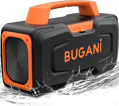 #ad BUGANI Bluetooth Speakers 80W Powerful Portable Wireless Speaker IPX7